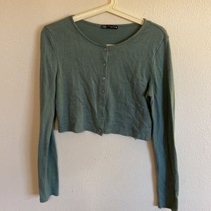 Zara cropped cardigan